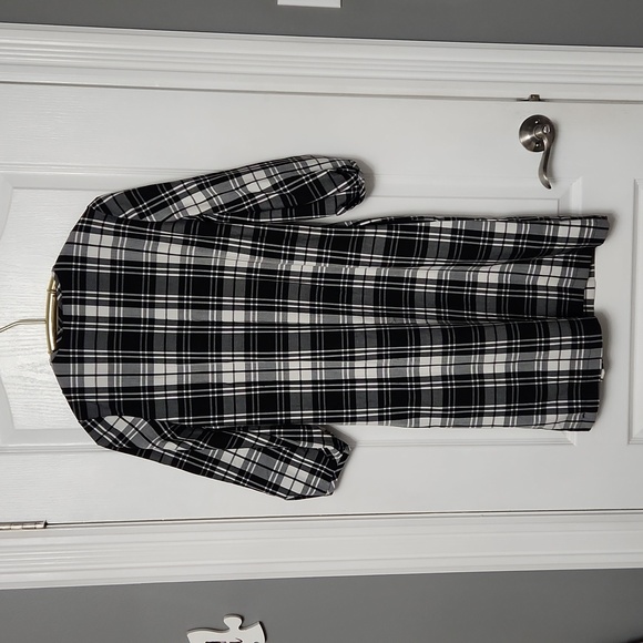 Mango Plaid Button Up Dress - Picture 9 of 9